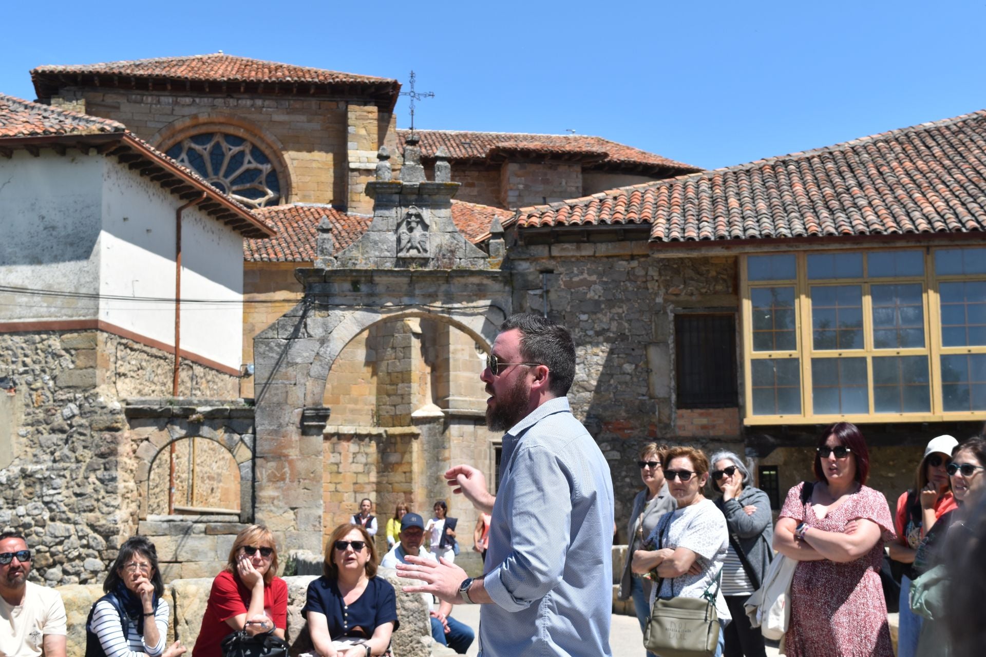 Caminar y charlar en Aguilar de Campoo