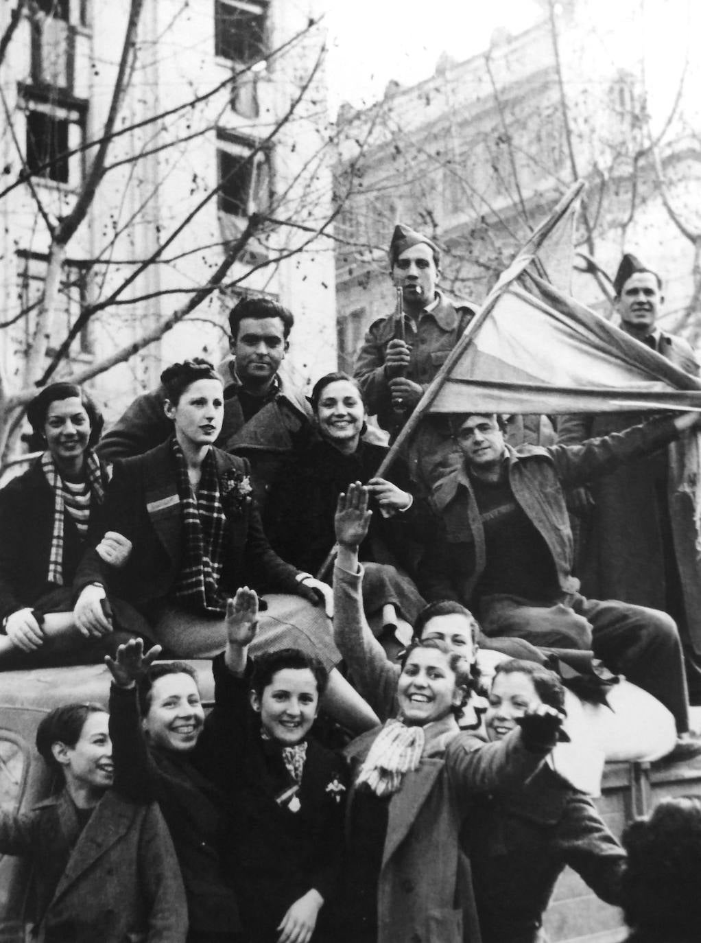 Toma de Barcelona. 25 de enero de 1939. 