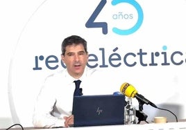 Eduardo Prieto, director de Operaciones de Red Eléctrica, informa de las actualizaciones de la recuperación.