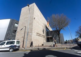 Vista de la Audiencia Provincial de Cáceres.
