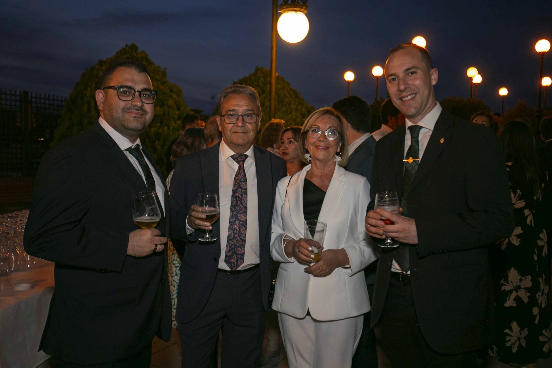 Sergio Blanco, Juan Pedro Fuentes, María del Puerto Rivera y Sergio Gómez.
