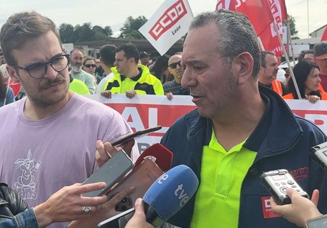 Joaquín Pisabarro, miembro del comité de empresa por CCOO.
