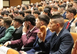 Acto de la graduación.