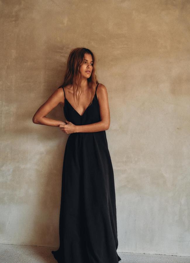 Imagen - Vestido largo color negro