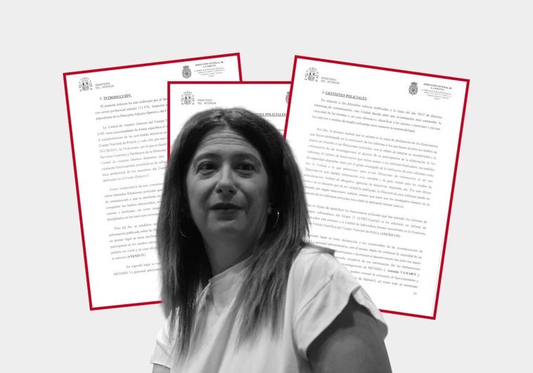 Leire Díez entregó un informe policial en el pendrive que fue enterrado por Anticorrupción